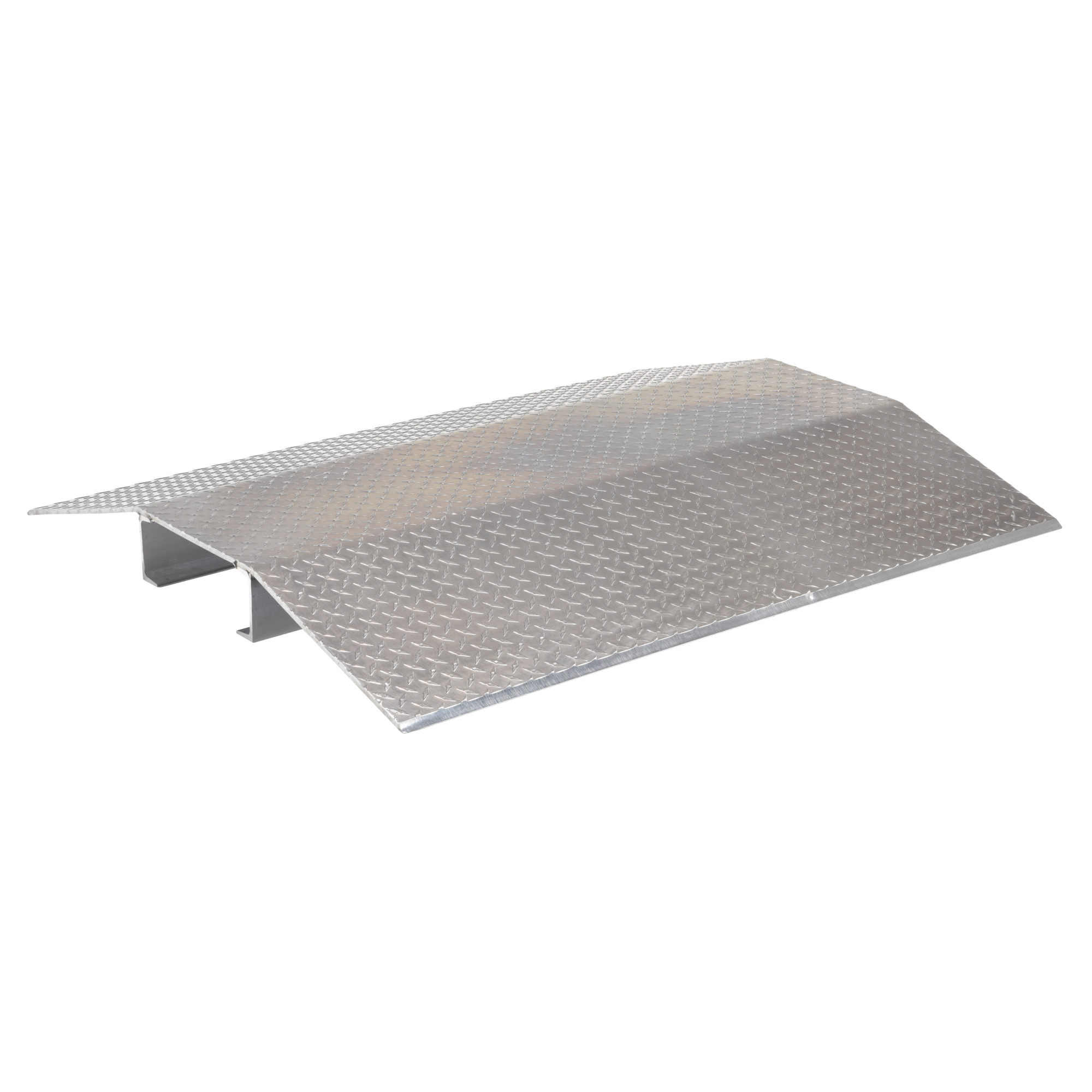 Vestil Fabricated Aluminum Hose and Cable Crossovers 48 In. x 40 In. 2000 Lb. Capacity Silver
